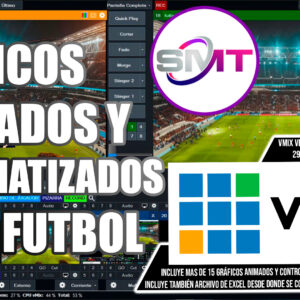 Gráficos de Futbol para vMix