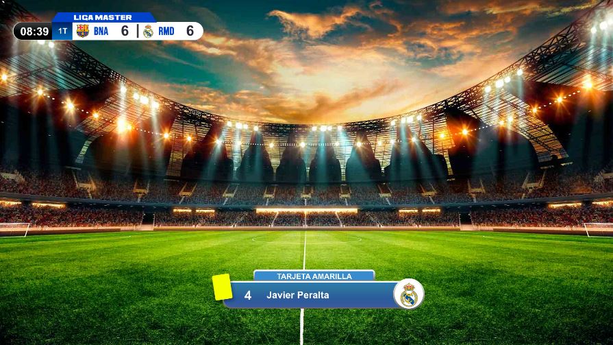 Pack 2.0 de Gráficos de Futbol para vMix - UTC + External Data Excel - Version Mejorada - Imagen 16
