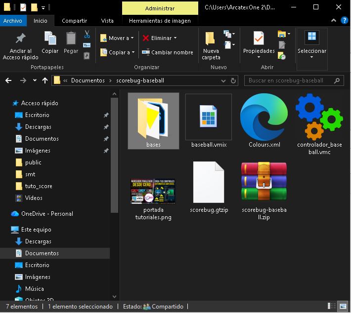 Archivos para Scorebug de Beisbol para vMix - Imagen 2