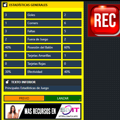Pack de Gráficos de Fútbol para vMix Versión 3.0 - Imagen 8